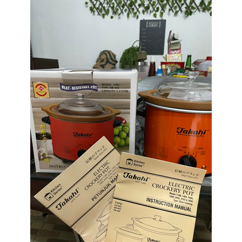 Preloved Makassar Takahi slow cooker crockery pot premium series ( 1,2 L)