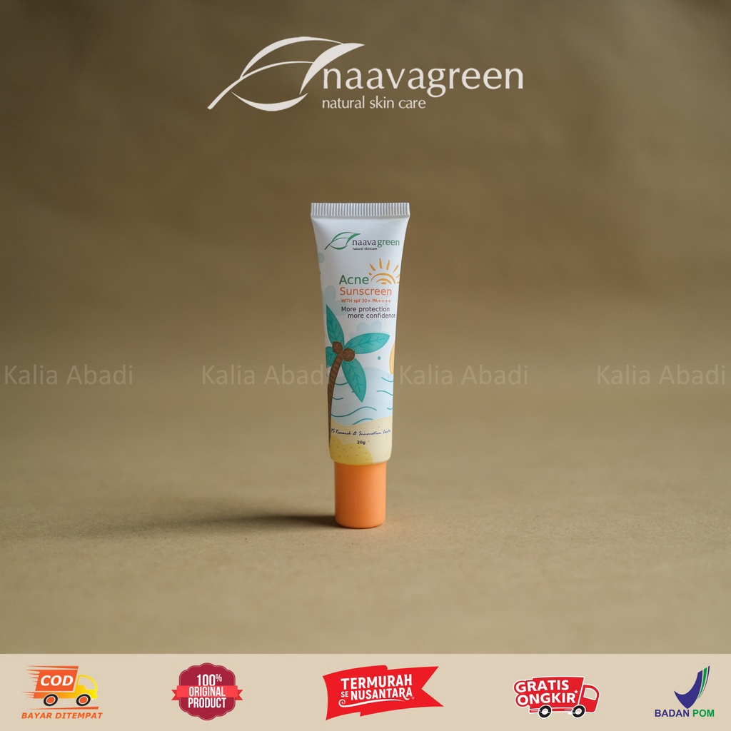 Original [100%ORI] NAAVAGREEN ACNE SUNSCREEN / TIRAI / SUBLOCK - NAVAGREEN - NAVA GREEN - NAVAAGREEN