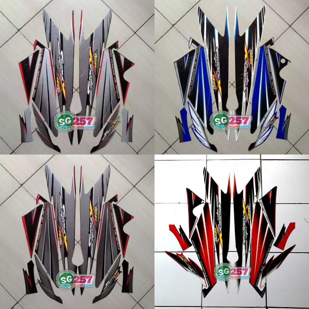 STIKER & STRIPING LIS BODY SUPRA X 125D 2005 2006