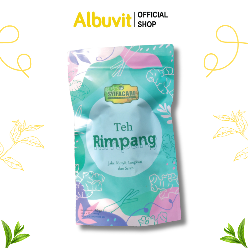 

Teh Rimpang Syifacare Teh Celup Bahan Alami Herbal Jahe Kunyit Sereh Lengkuas Jamu Instan Original