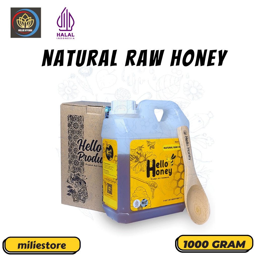 

Termurah dan terbaik Madu Asli Murni Natural Raw Honey 1 Kg Manis - Hello Honey serbuuu !