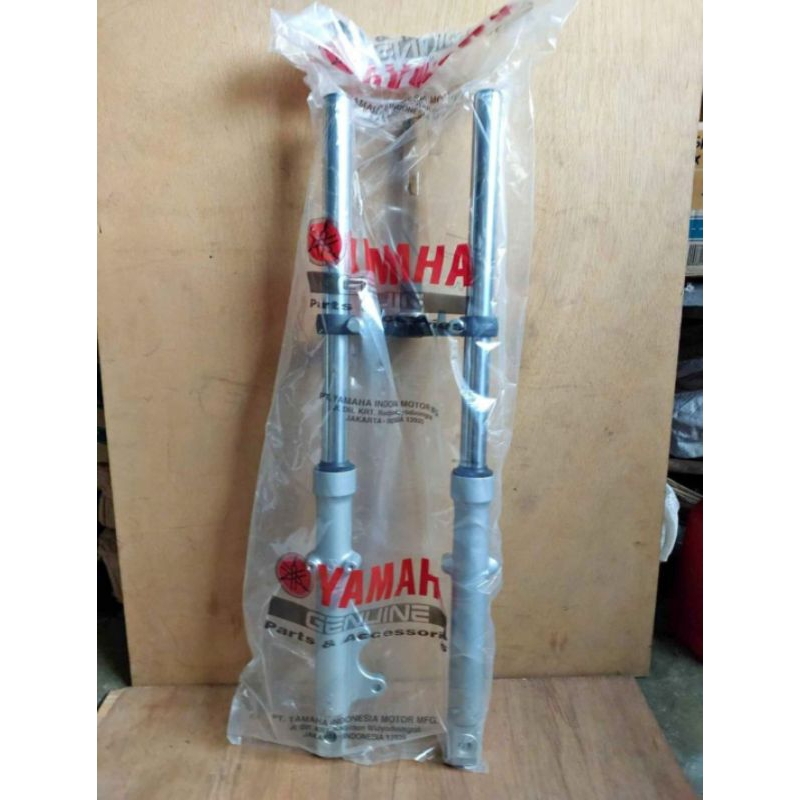 SHOCK DEPAN RX KING NEW LENGKAP DENGAN SEGITIGA ATAS TABUNG SHOCK DEPAN ORI YGP