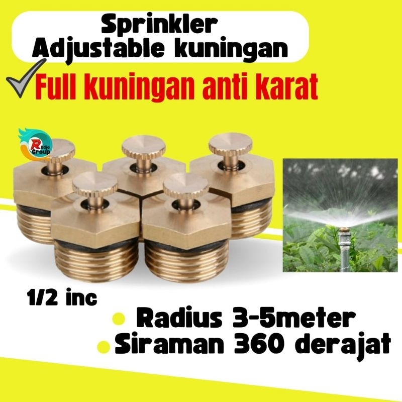 SPRINKLER/SPR/SPRINGKLE/SPRINKLER KUNINGAN ALAT OTOMATIS PENYIRAMAN PERKEBUNAN