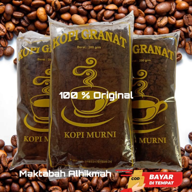 

Kopi Granat Kopi lelet Sarang Rembang 100% Original