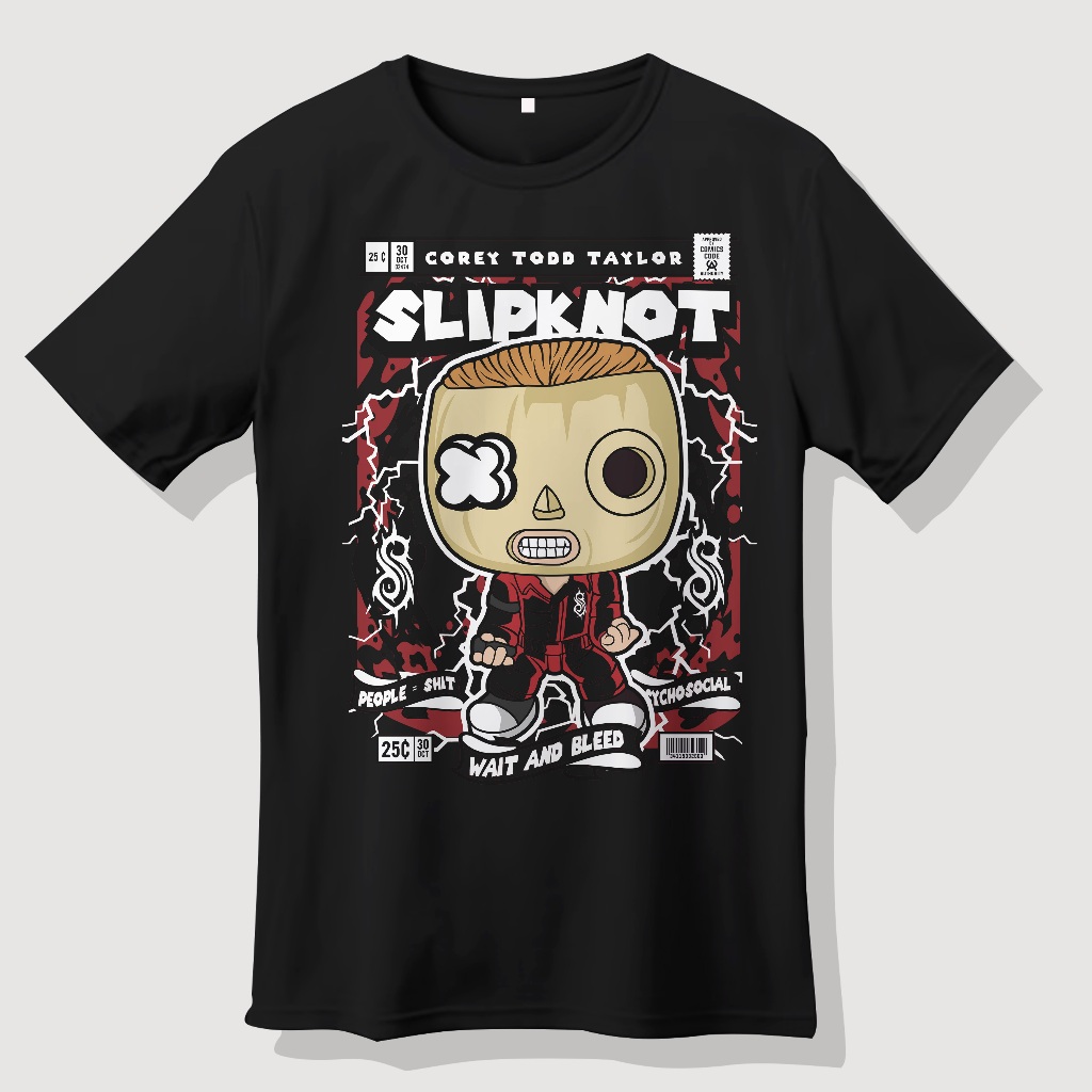T Shirt Funko Culture Rock Legend Slipknot / Slipknot Funko Short T Shirt