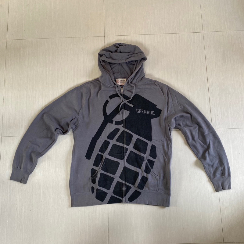 original second sweater grenade skate n snow brand hoodie
