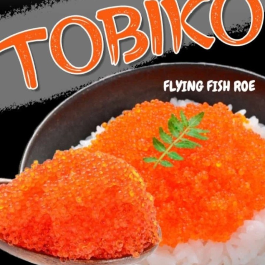 tobiko orange 500gr | telur ikan terbang - topping sushi