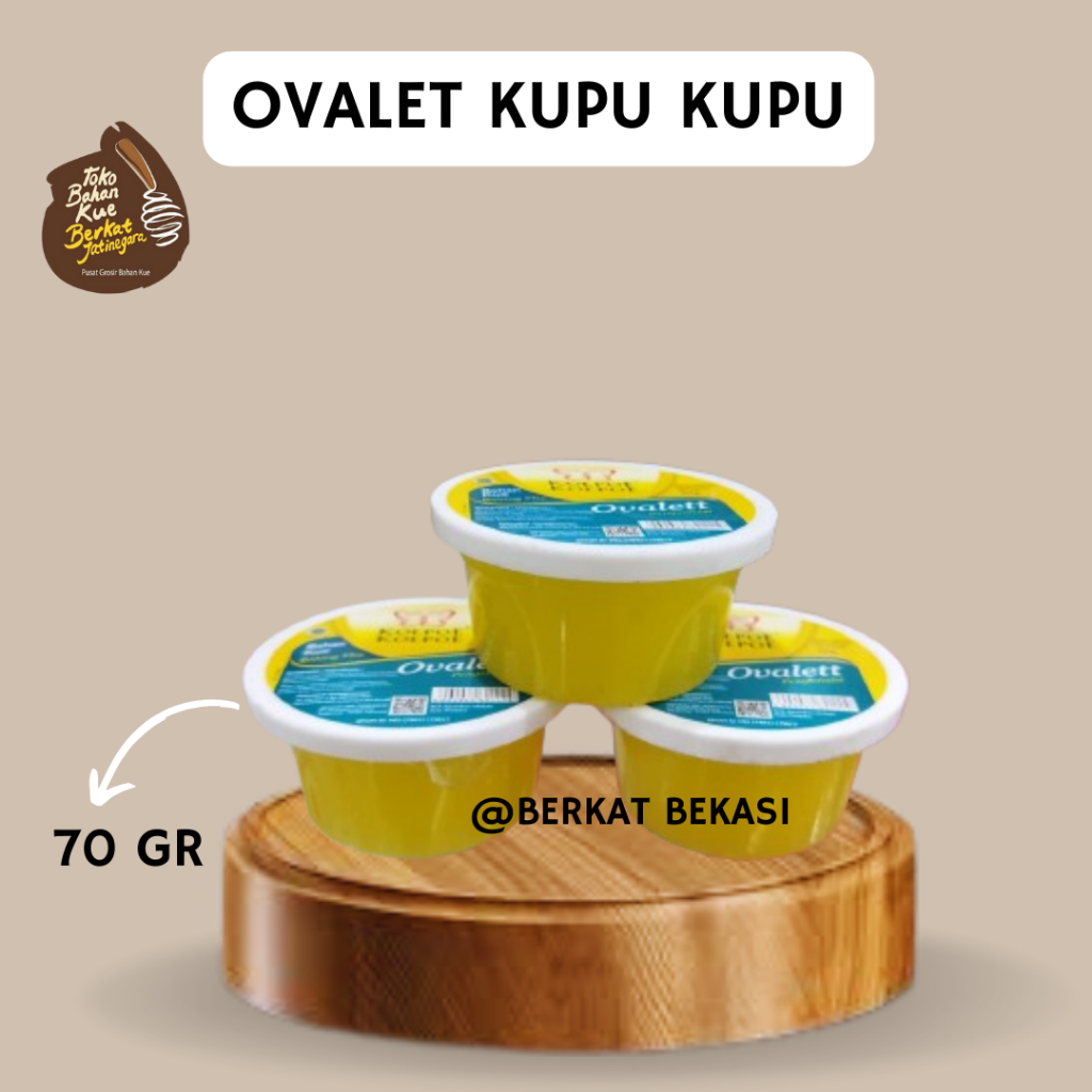 

OVALET KUPU KUPU /OVALET 75 GRAM