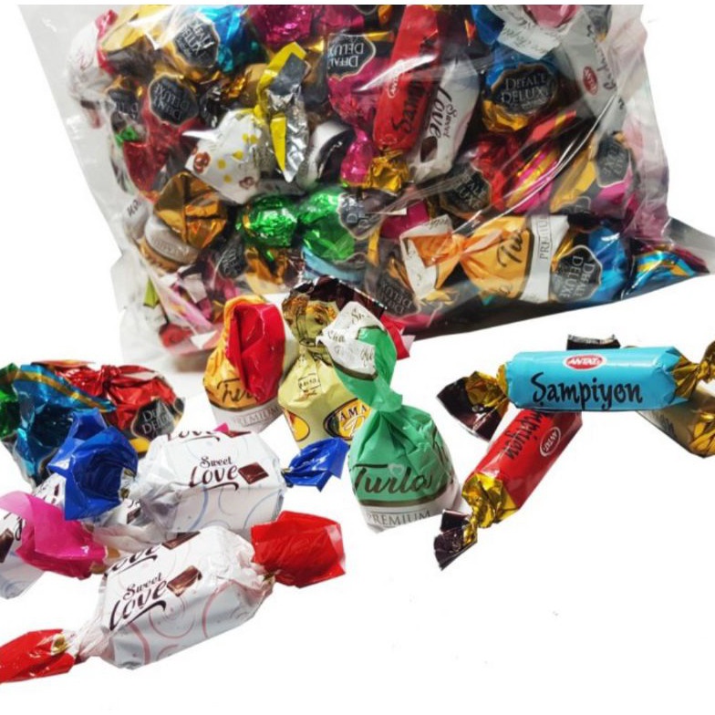

[✧P91/] Coklat Turkey Mix 1 Kg √ Coklat Arab √ Coklat Oleh Oleh Dan Umrah [274]