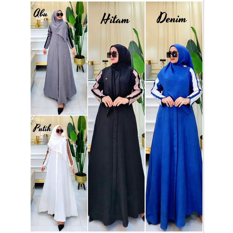 GAMIS SHANUM SCRAF SWAROVSKI BY ANI SYARI