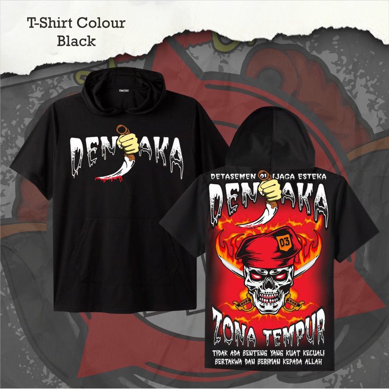 Ts Hoodie Pshw Winongo Denjaka Zona Tempur Motif Terbaru T-Shirt Hoodie Pshw Sablon Premium Bisa Cod