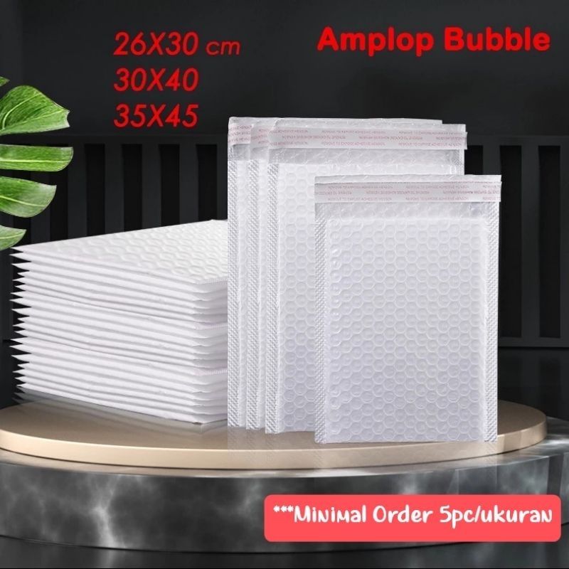 

Amplop Bubble Wrap 26x30 30x40 35x45 Packaging | Bungkus barang | Pembungkus | Plastik Wrap packing