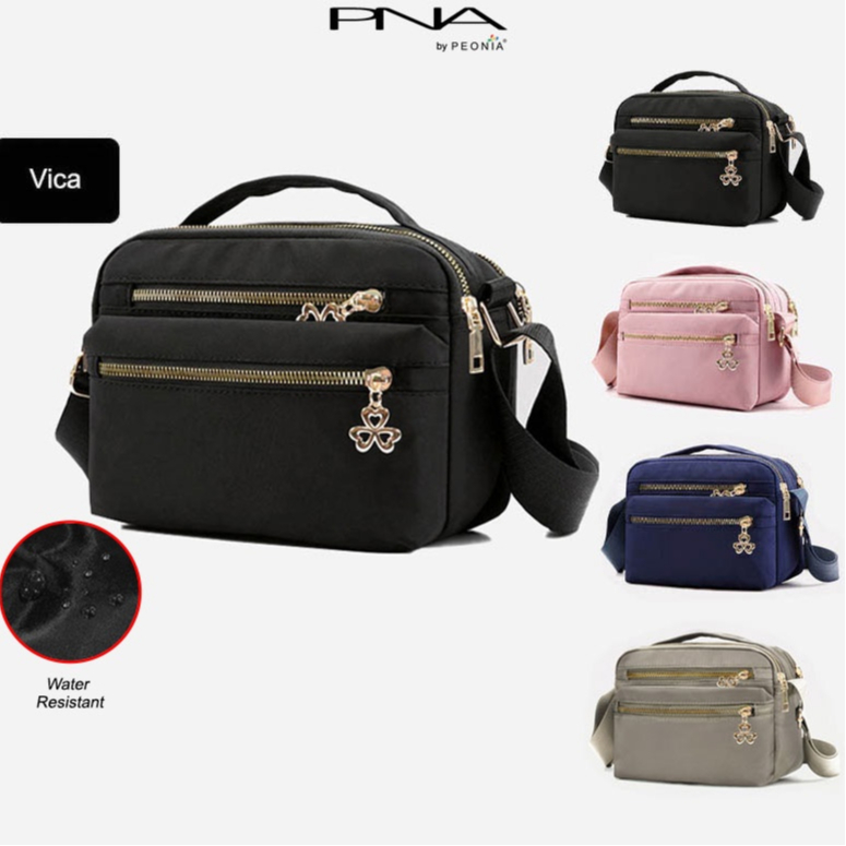 Tas Selempang Wanita VICA Water Resistant Elegant Outdoor Sling Bag Anak Remaja Perempuan Crossbody 