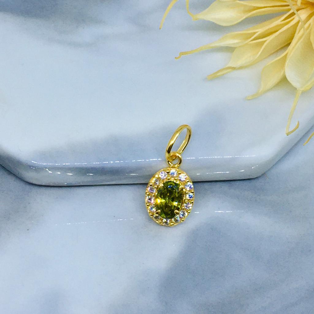 Liontin Emas Rachel Rose Green 375/8K