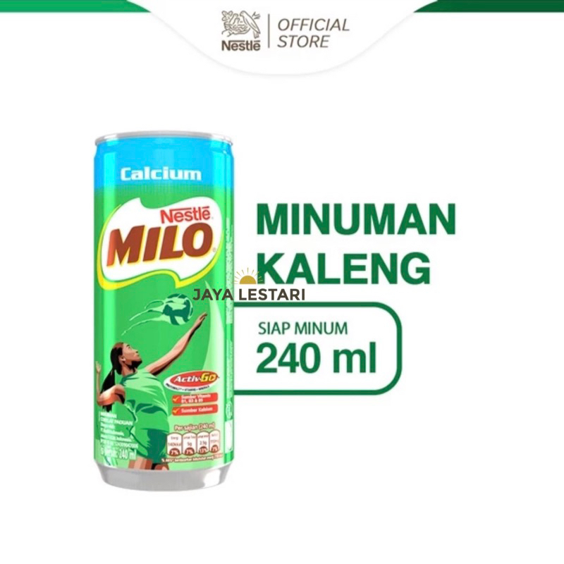 

Milo Kaleng (240ml) (2 Varian Rasa)