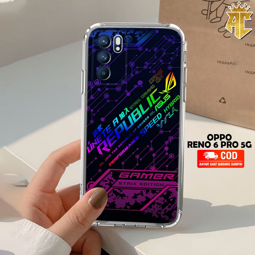 CASE OPPO RENO 6 PRO 5G - Casing OPPO RENO 6 PRO 5G Terbaru 2023 AERO STORE [ MOTIF 29 ] Silikon - C