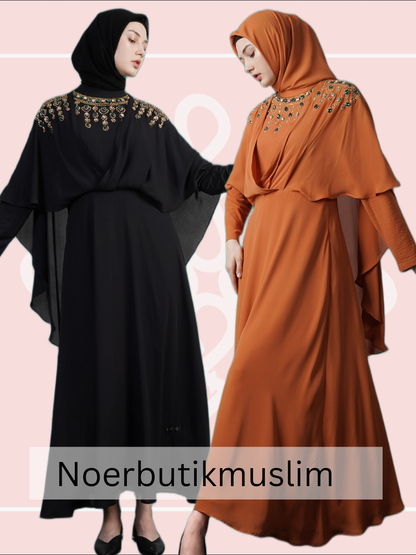Hikmat Fashion Original EA3495 Abaya Hikmat  noerbutikmuslim