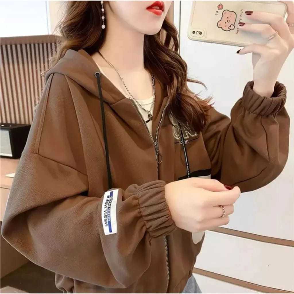 SWEATER HOODIE OCEAN | SWEATER HOODIE WANITA KOREAN STYLE