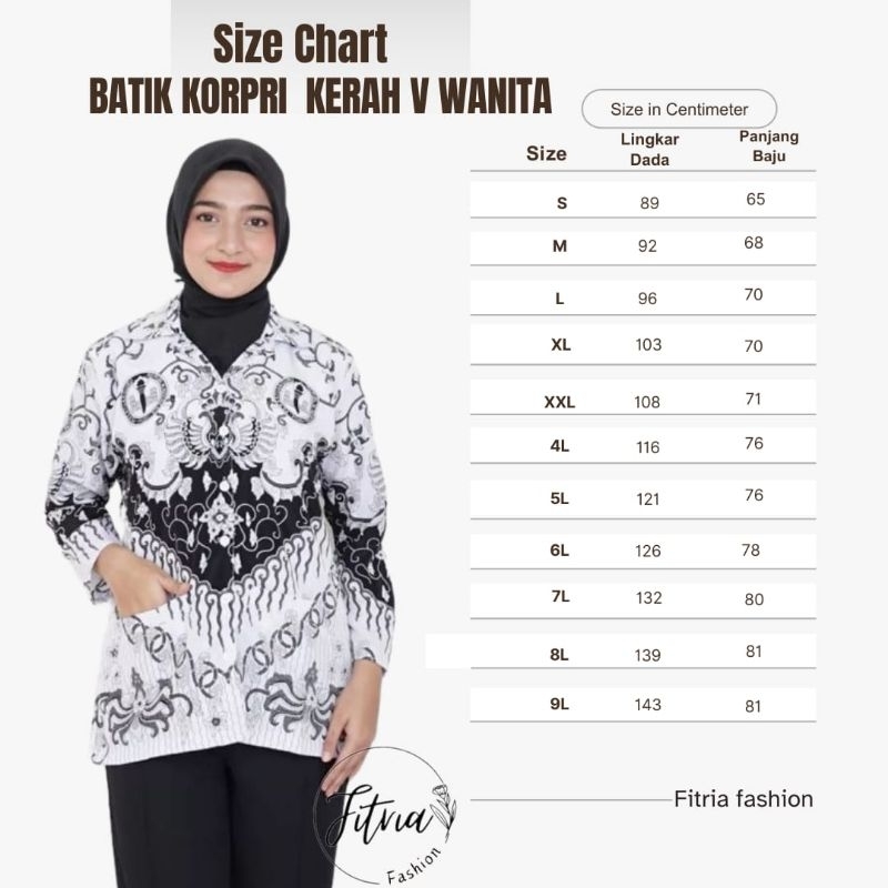 Size jumbo Seragam PGRI wanita dan Pria