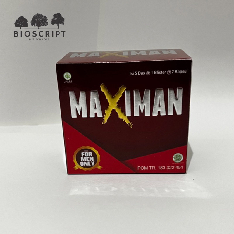 MAXIMAN HERBAL - Stamina Pria Dewasa - Khusus  Pria Dewasa - Membantu Menambah Stamina Pria