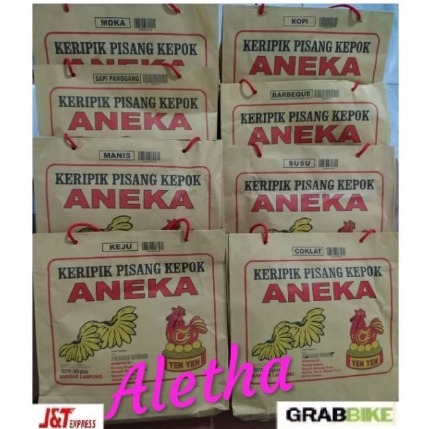 

KK39 Keripik Pisang Cokelat Aneka Yen-Yen ,225gr. Asli Lampung. ✥COD