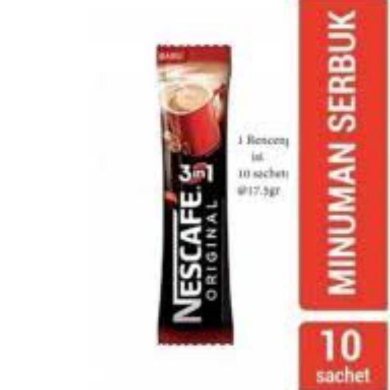 

[N0P76] Nescafe original 3 in 1 sachet Renceng kopi stick stik 10 renteng Model Baru ⌒