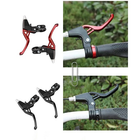Sepasang Tuas Rem Sepeda MTB. Handle Rem Alloy. Gagang Rem Aluminium