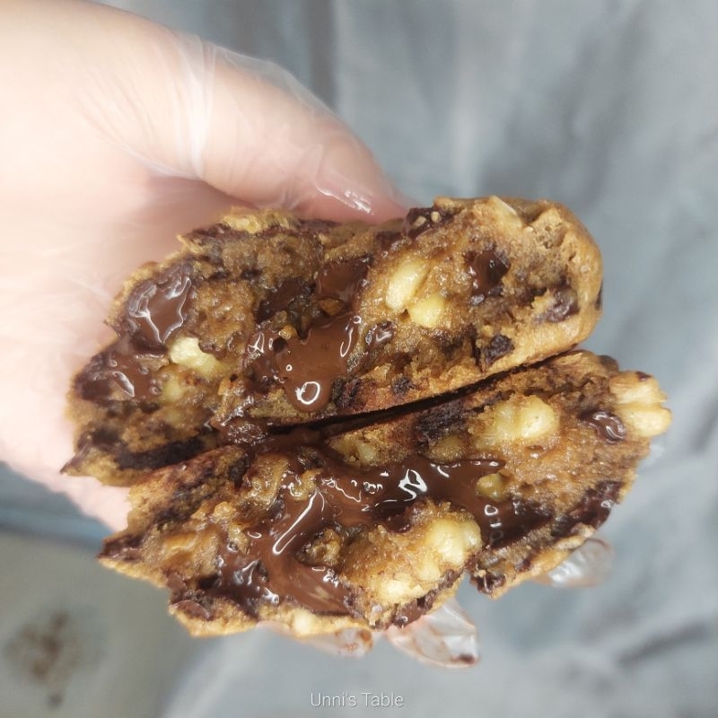 

Soft baked cookies chocolate&walnut / soft cookies