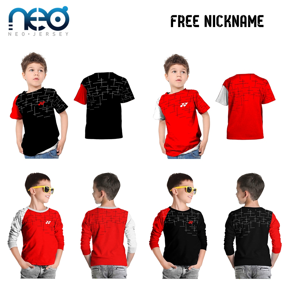Jersey Badminton | Jersey Bulutangkis | Jersey Badminton Anak Unisex | Jersey Bulutangkis Custom Nam