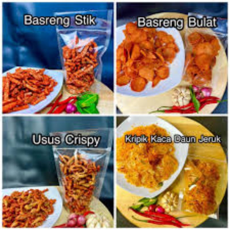 

kripik kaca dan basreng