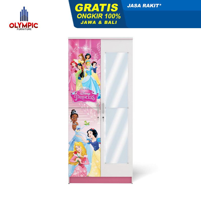 Olympic Lemari Pakaian Anak / Lemari Baju Anak / Lemari Anak - LPK 0139 PRINCESS