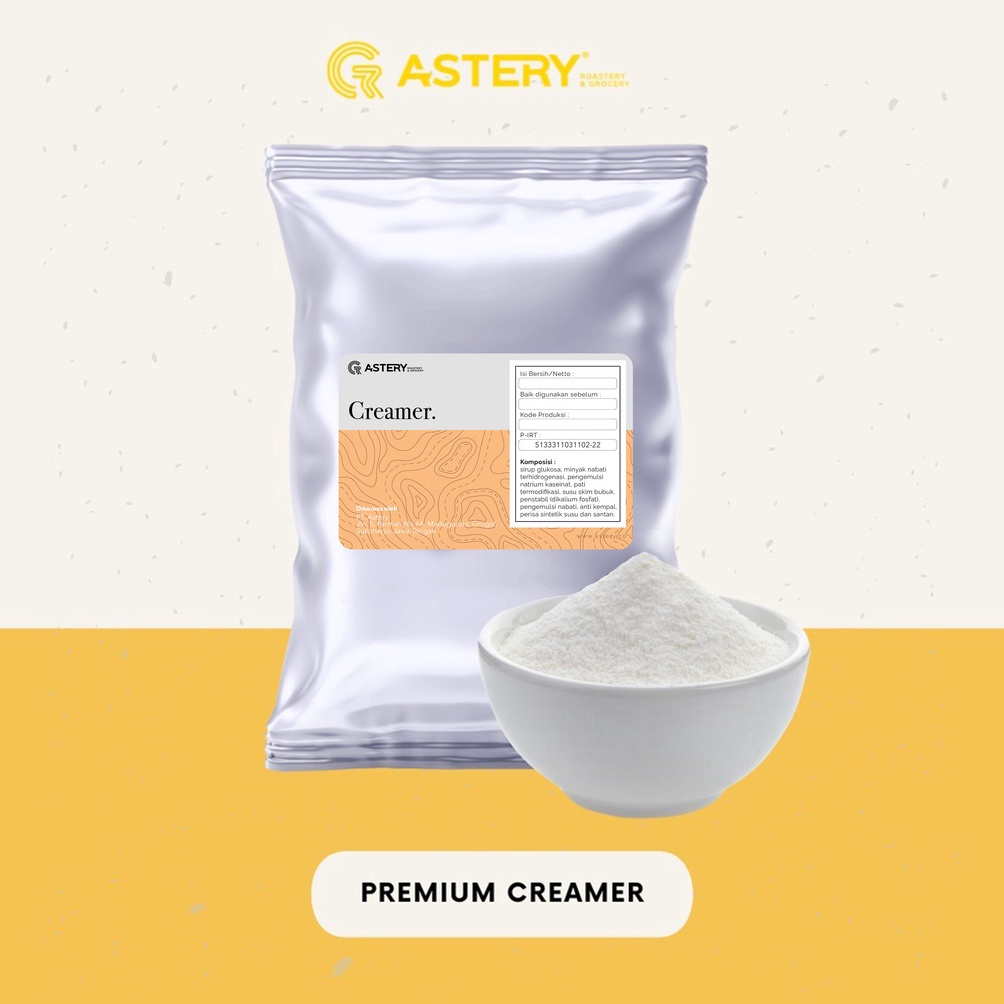 

VI8341 Bubuk Krimer Minuman Premium Astery | Creamer Premium Astery - 1 Kg ↕Laris