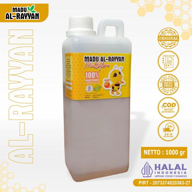 

IE46 Madu Murni Raw Honey 1kg - Madu Asli | Madu Al rayyan Terlaku.