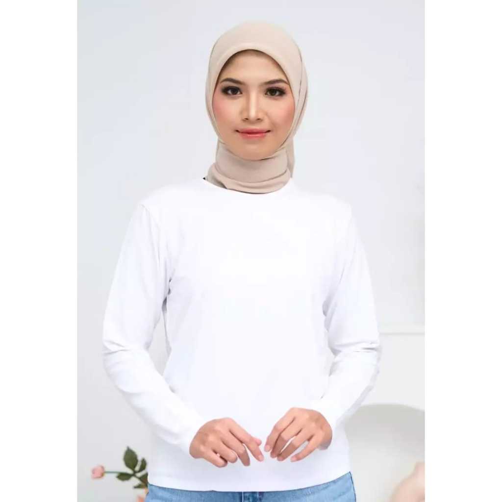 Zoya Inner Lengan Panjang Manset Baju Wanita Effemy Roundneck - Rayon Knit