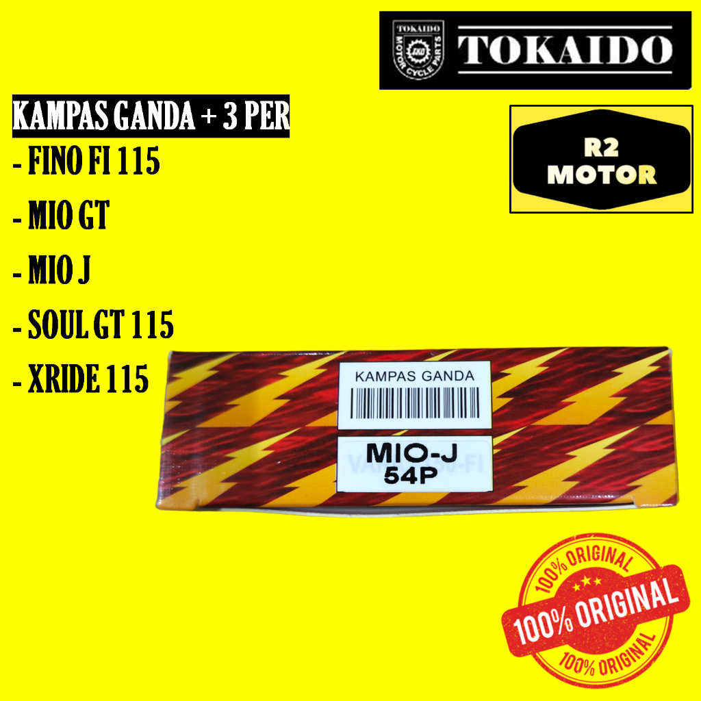 TKD KAMPAS GANDA + 3 PER FINO MIO GT J SOUL GT XRIDE 115 TOKAIDO MURAH KUAT PRESISI