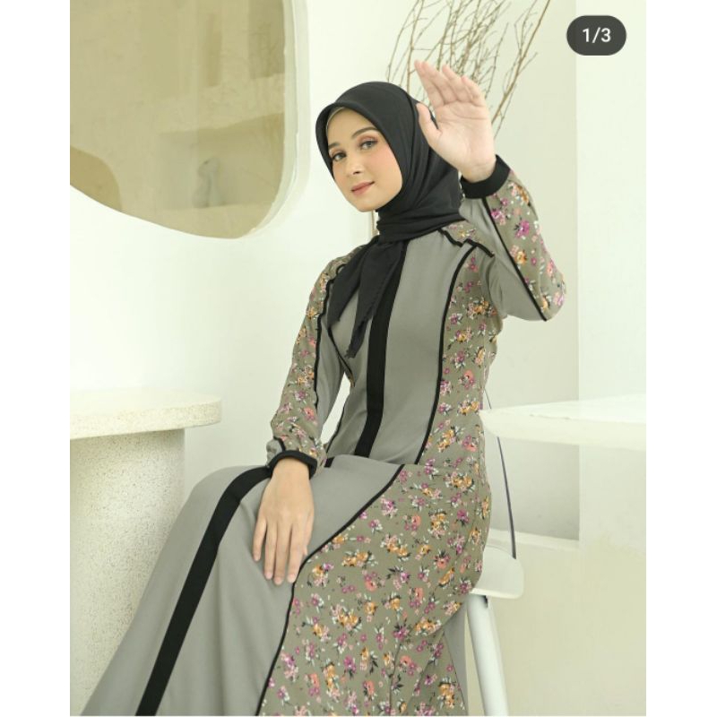 Canaka Dress by Madeira Original 100% Green Sage S