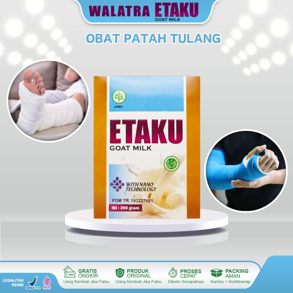 Walatra Etaku Susu Patah Tulang Penyembuhan Patah Tulang Penambah Nutrisi Tulang Retak Tulang Remuk 