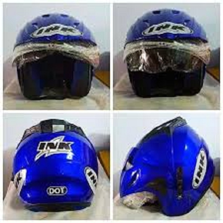 big promo helm ink double visor orignal merk bmt emboss sni