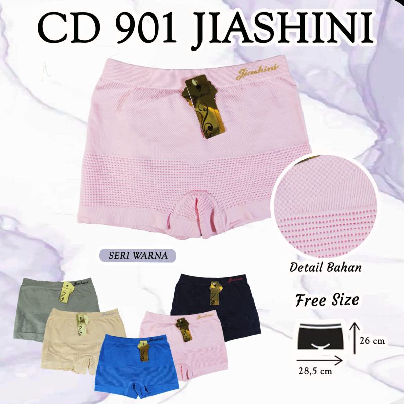 MURAH 3 PCS CELANA DALAM WANITA SEGI EMPAT RAJUT JIASHINI | CELANA BOXER WANITA JUMBO RAJUT JIASHINI