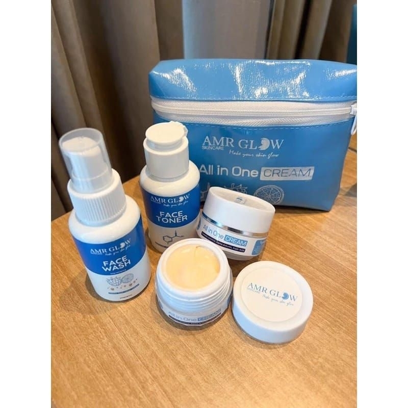 AMR GLOW SKINCARE AMRGLOW BPOM KEMASAN BARU