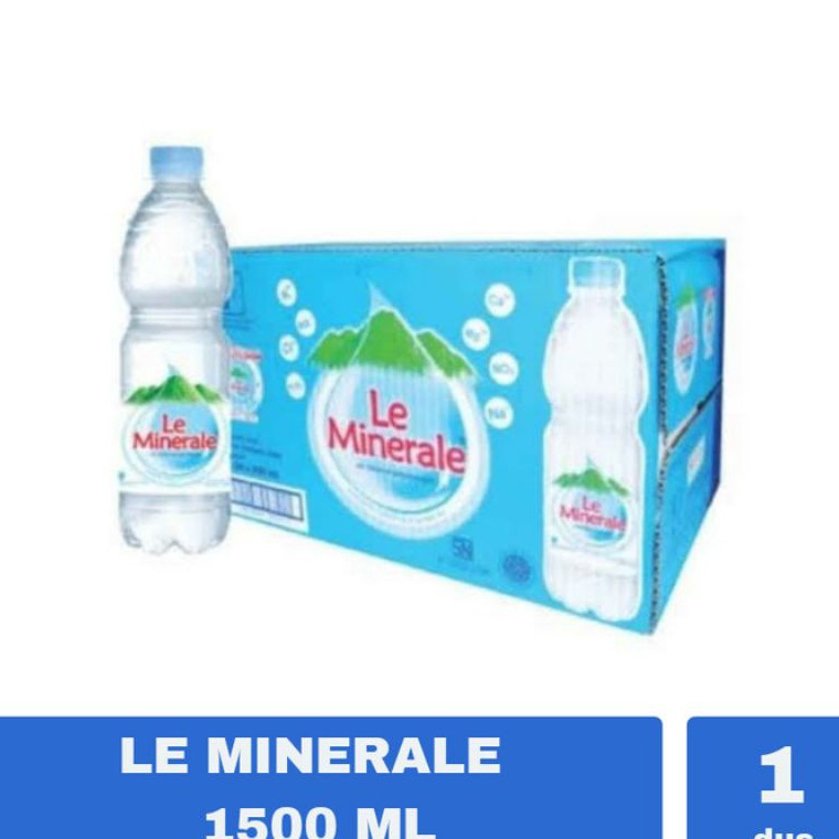

↓ LE MINERALE AIR MINERAL 1500 ML 1.5 Liter ISI 12 BOTOL PER DUS 6lqhf