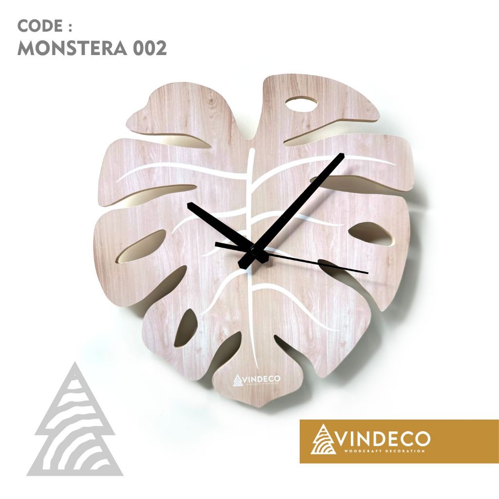 CUCI GUDANG Jam Dinding Kayu Ukir / Jam Dinding Unik / Aesthetic / Ukiran Kayu / VINDECO /