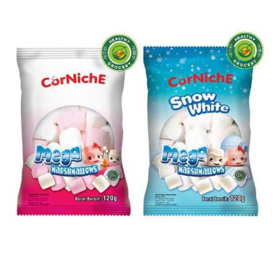 

➧ CORNICHE Marshmallow Mega 120 gr / Pink White / Snow White ➷Terupdate