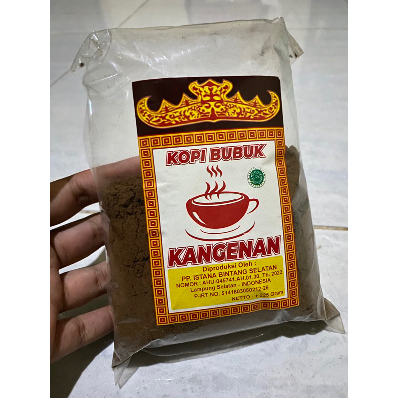 

Bubuk kopi hitam lampung