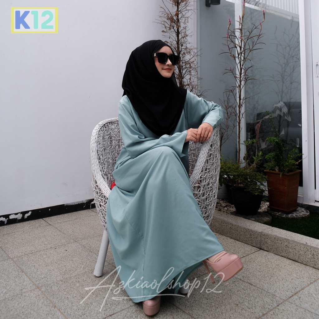 dress gamis terbaru 2024 lebaran wanita import