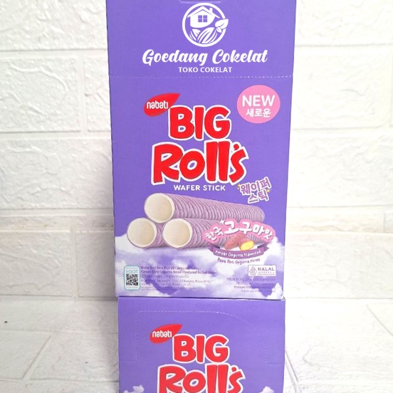 

BWVL7243 Jangan Sampai Kehabisan!!! Wafer Richeese Richoco Nabati Big Roll's Rolls Korean Goguma Chocolate Wafer Stick Keju Cokelat 1 Box Isi 20 Pcs x 7 gr