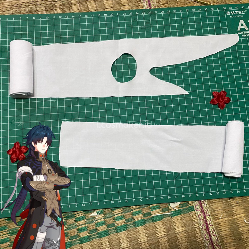 Aksesoris Perban Blade Honkai Star Rail Cosplay