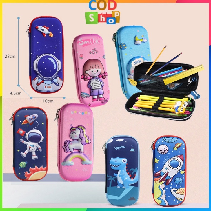 

[♤B37>] COD - S5626 Tempat Pensil Anak Sekolah 3D Bahan EVA Anti Air / Kotak Pensil / Kotak Alat Tulis / Tempat Pensil 3D el Terbaru Diskon