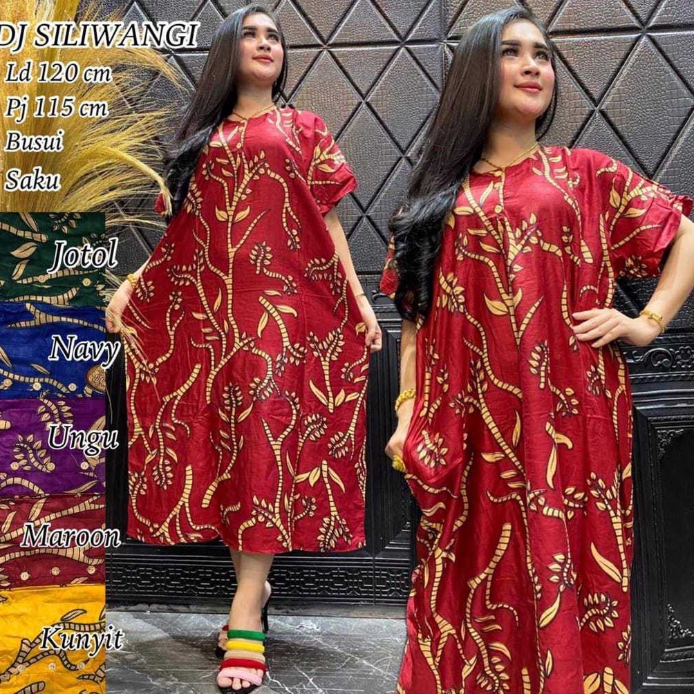 [☛M11(] DASTER JUMBO BUSUI SILIWANGI LD 120 RAYON KANCING DEPAN 3, BAJU TIDUR  WANITA BUSUI BUMIL KE