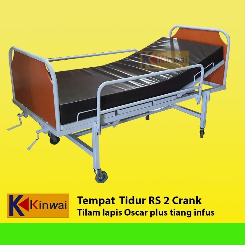 Tempat Tidur Pasien 2 Crank